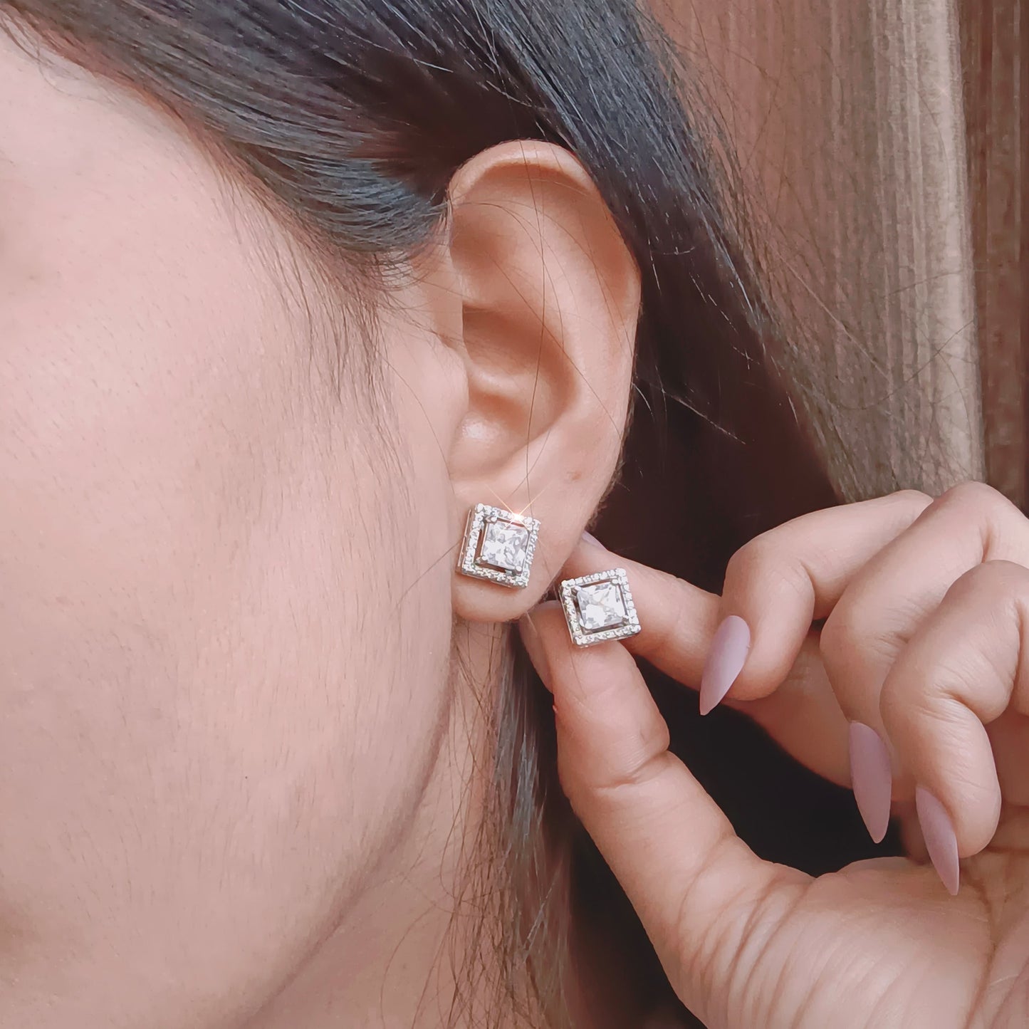 Regal Charm Stud Earrings