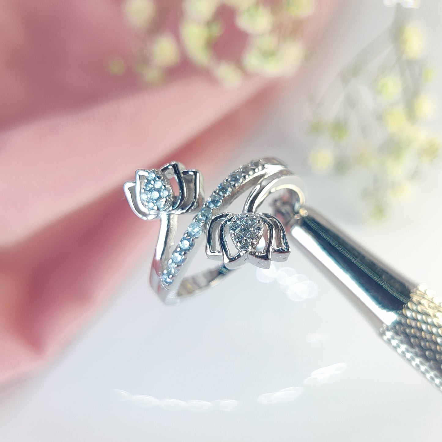 Lotus Whisper Ring
