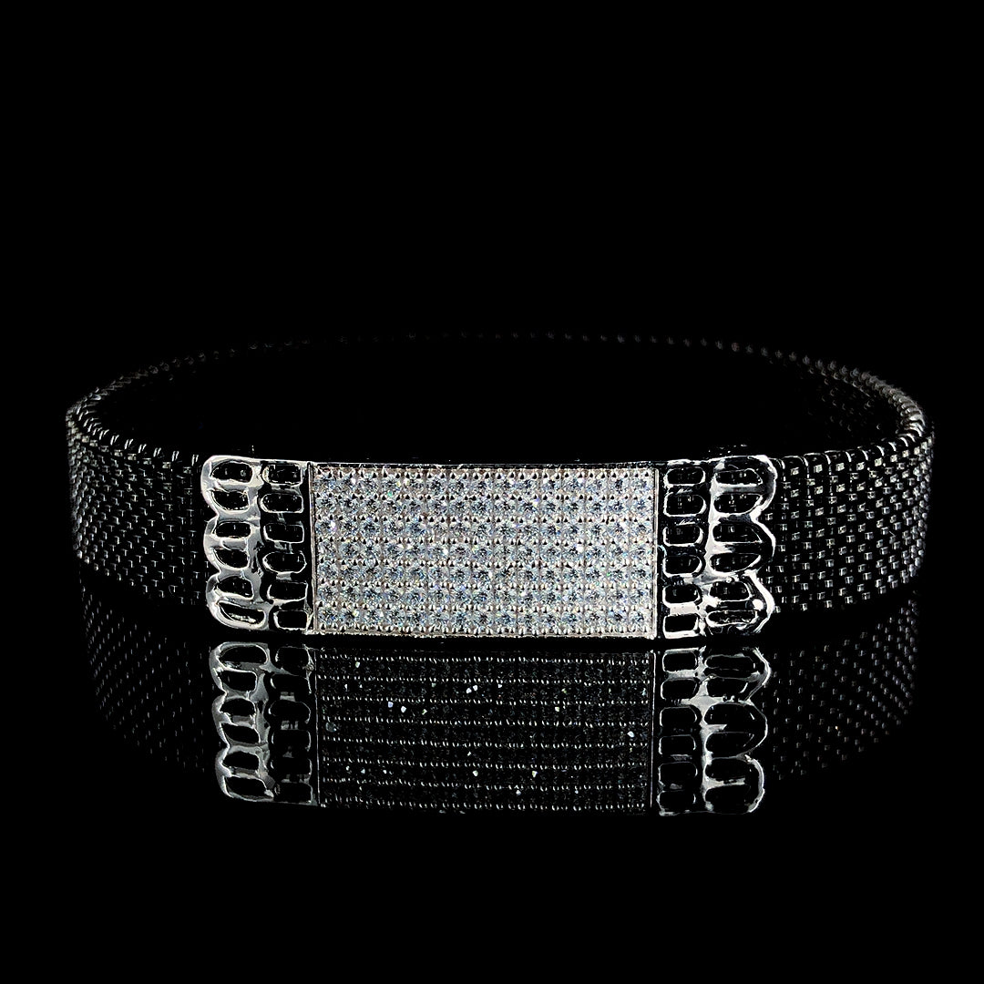 Silver Stylish Bold Bracelet for Men