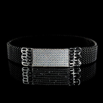 Silver Stylish Bold Bracelet for Men