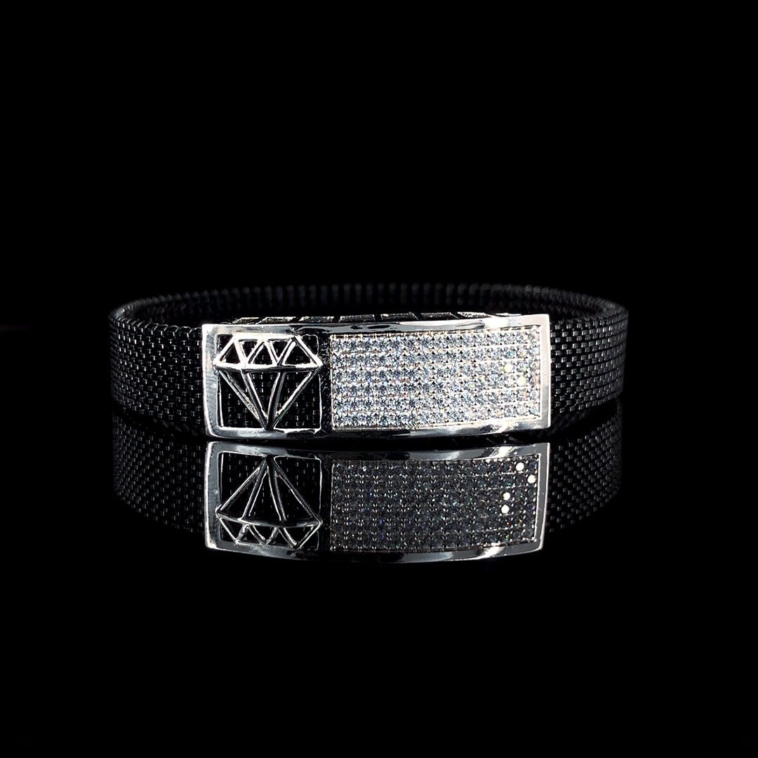 Diamond Accents Luxe Silver Bracelet