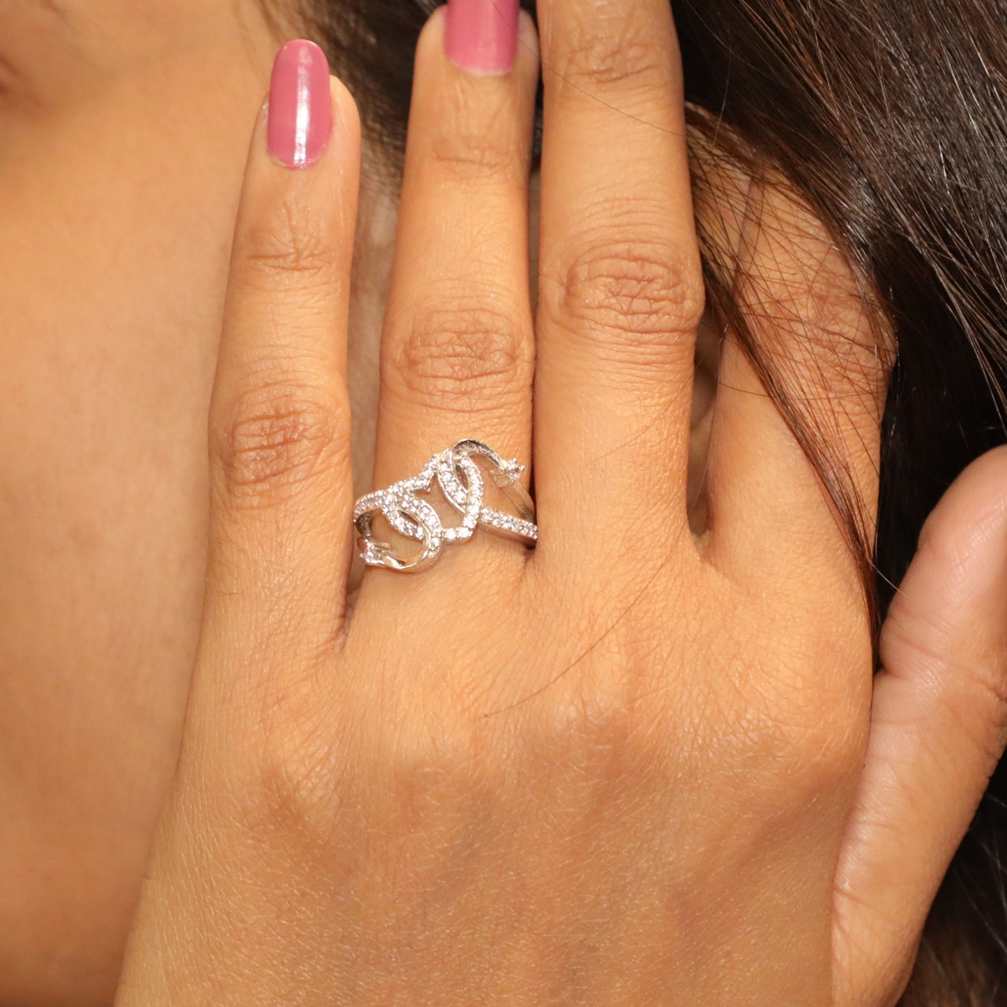 Elegant Endless Love Silver Ring