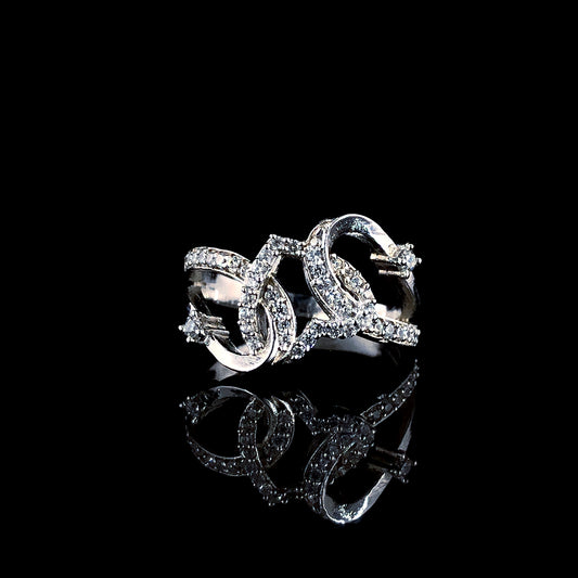 Elegant Endless Love Silver Ring