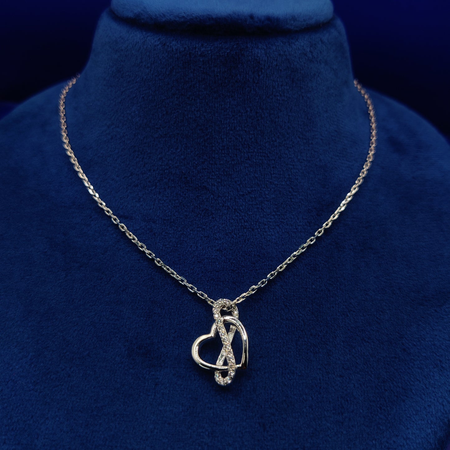 Eternal Infinity Love Silver Pendant Necklace