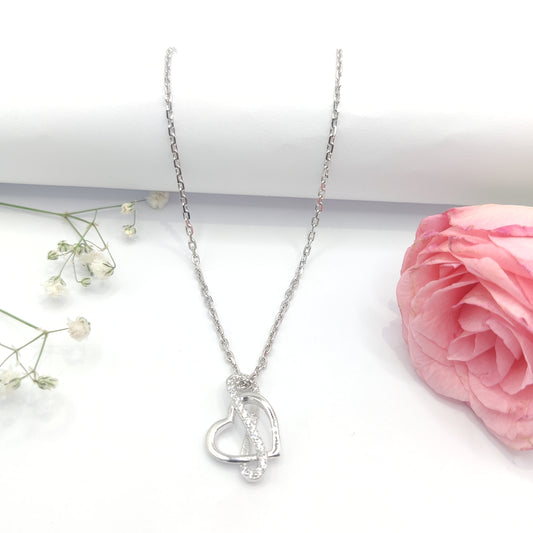 Eternal Infinity Love Silver Pendant Necklace