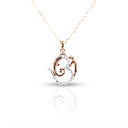 Sophisticated Om Ganesha Divine Silver Pendant Necklace for Women
