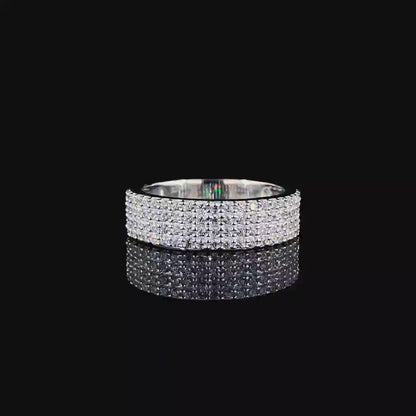 Elegant Circular Motif Silver Ring