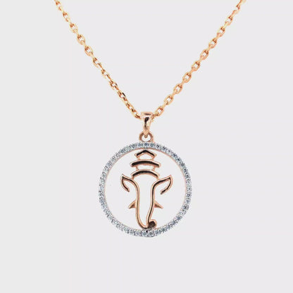 Elegant Ganpati Divine Pure 925 Silver Pendant