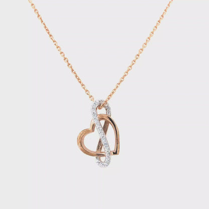 Eternal Infinity Love Silver Pendant Necklace